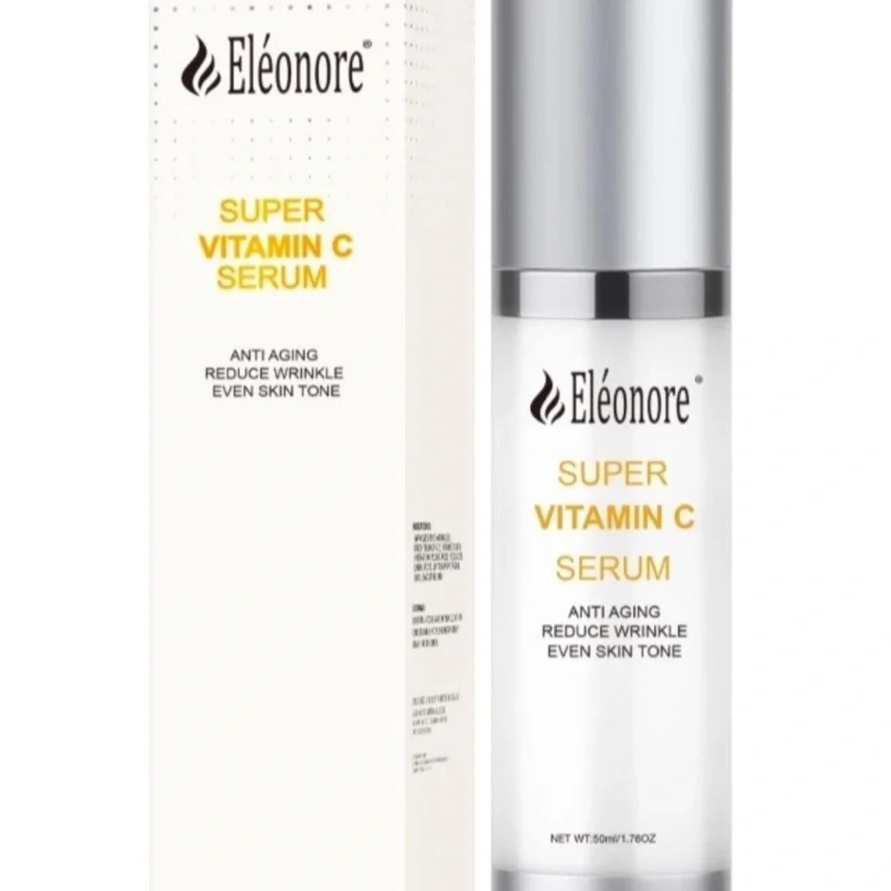 Eleonore Super c Serum w/ Peptides Hyaluronic Acid and Antioxidants Skin Repair.